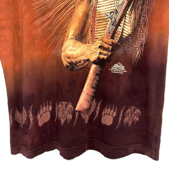 The Mountain ‘No More Talk’ 2009 Native American Indian Chief Ernie Cselko Shirt - Picture 6 of 9